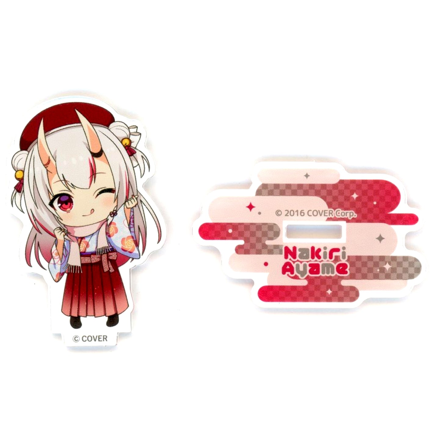 Nakiri Ayame Hakama Trading Acrylic Stand Virtual YouTuber Hololive Irohanihohetto Ayafubumi x Toshimaen Niwa no Yu [USED]