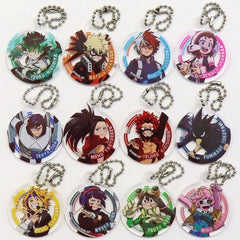 My Hero Academia Izuku Midoriya & Others Acrimini Akrimini Acrylic Keychain All 12 Types Set Acrylic Item [USED]