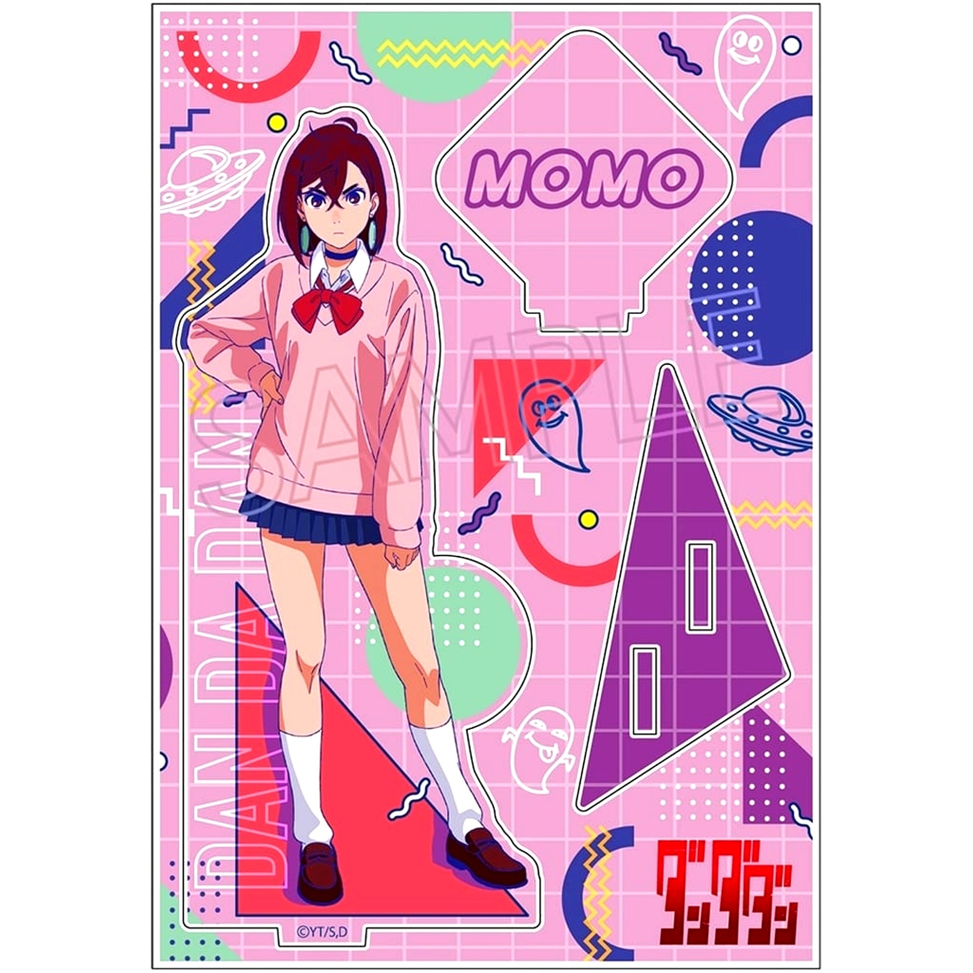 Dandadan Momo Ayase Vivid Line Acrylic Stand [USED]