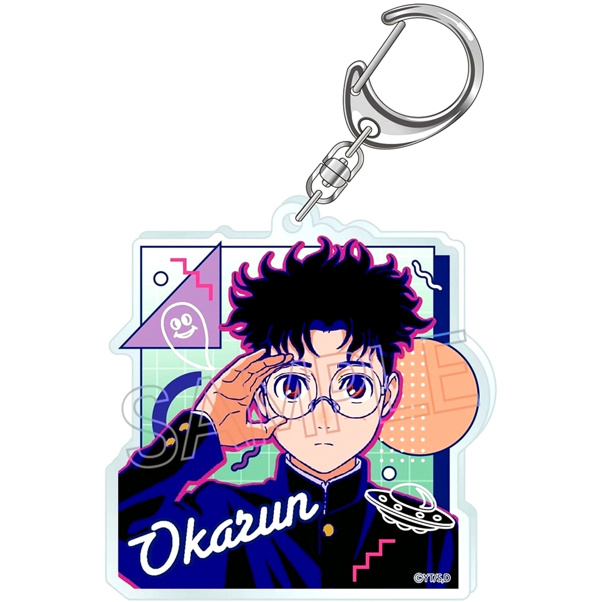 Dandadan Okarun Ken Takakura Vivid Line Acrylic Keychain [USED]