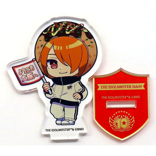 Kazuki Tsukumo Takoyaki Ver. Official Mini Acrylic Stand Idolmaster SideM 10th Anniversary Meeting Passion Sundae!!! [USED]