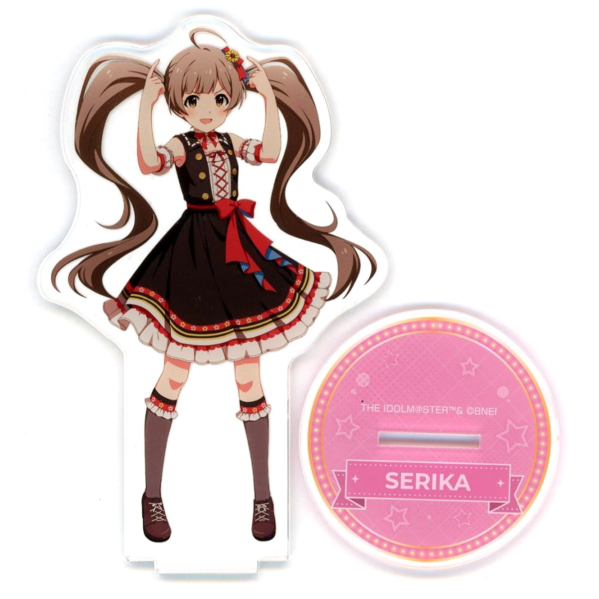Serika Hakozaki Life-size Illustration Ver. Idolmaster Million Live Acrylic Stand STARDOM ROAD THEATER COLLABO CAFE in ORB Cafe & Clove Lounge Ichinomiya Spica Theme Cafe [USED]