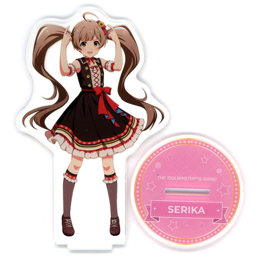 Serika Hakozaki Life-size Illustration Ver. Idolmaster Million Live Acrylic Stand STARDOM ROAD THEATER COLLABO CAFE in ORB Cafe & Clove Lounge Ichinomiya Spica Theme Cafe [USED]