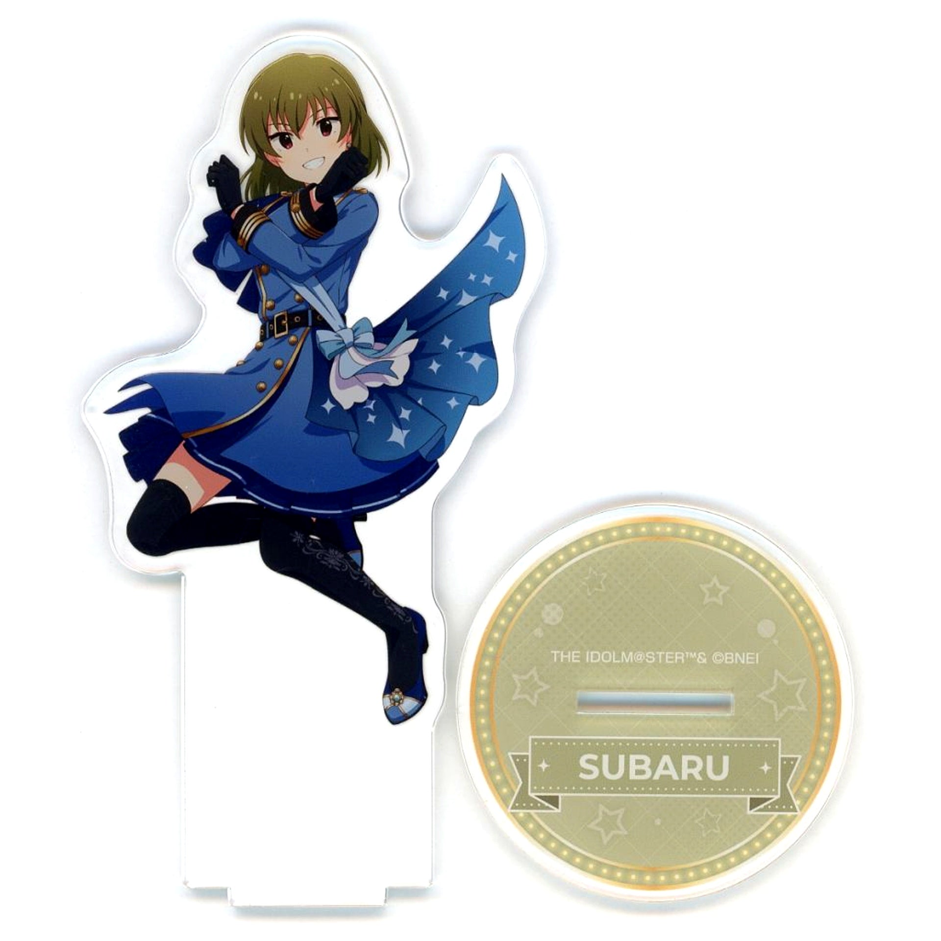 Subaru Nagayoshi MILLION LIVE! Acrylic Stand Scale Illustration Ver. STARDOM ROAD THEATER COLLABO CAFE in ORB Cafe & Clove Lounge Ichinomiya Spica Theme Cafe [USED]