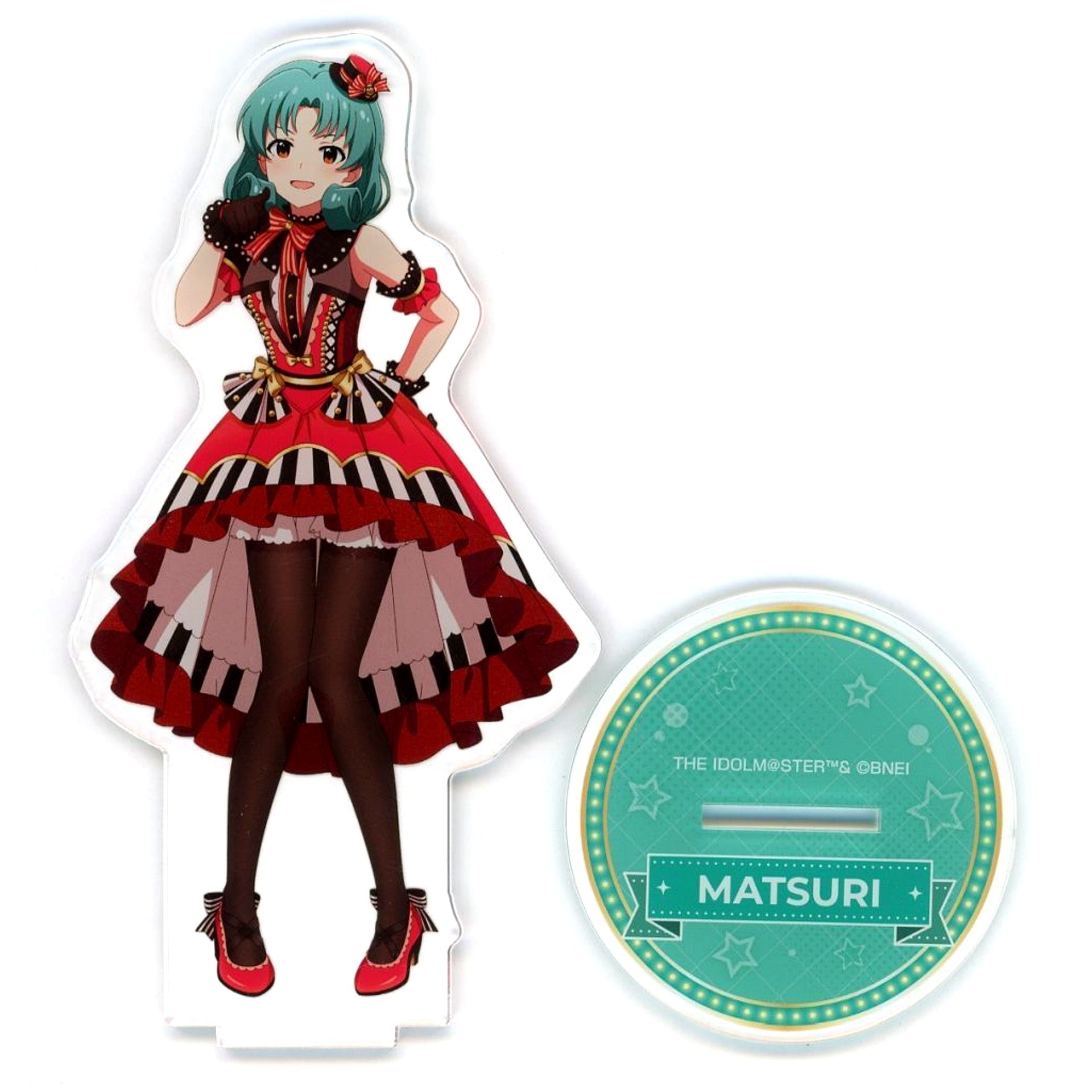 Matsuri Tokugawa The Idolm@ster Million Live! STARDOM ROAD THEATER COLLABO CAFE in ORB Cafe and Clove Lounge Ai Sasamori Theme Cafe Acrylic Stand Full Body Illustration Ver. [USED]