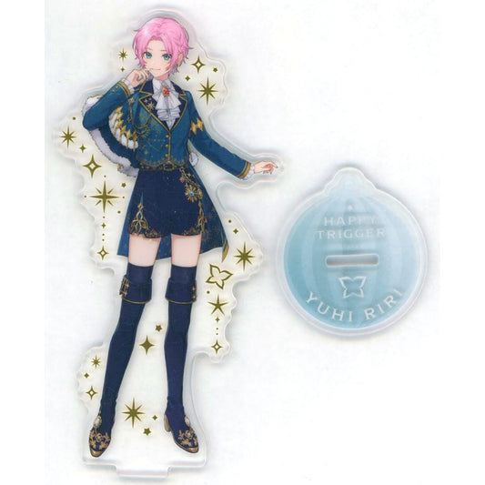 Yuhi Riri Foil Acrylic Stand Virtual YouTuber Nijisanji Happy Trigger Christmas [USED]