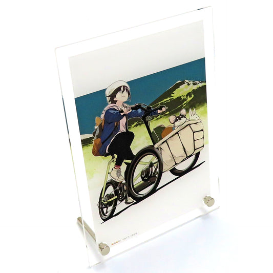 Ena Saito Acrylic Character Plate Bonus Item for Comics Yuru Camp 15 amiami Pack [USED]