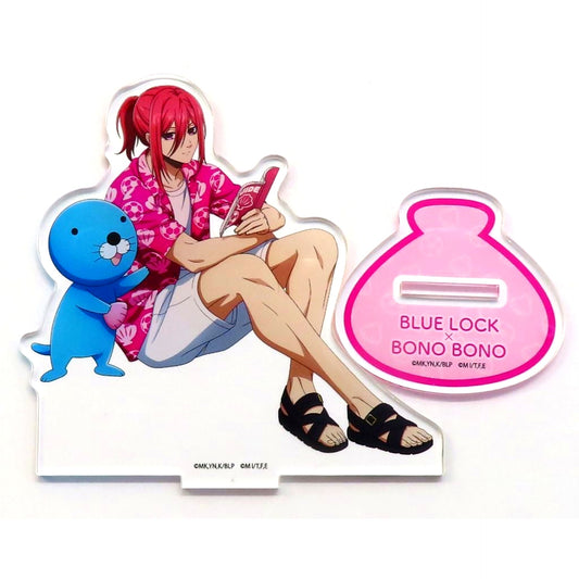 Hyoma Chigiri and Bonobono Acrylic Stand Blue Lock x Bonobono in TSUTAYA Vol. 3 Yume no Bonobono Land [USED]