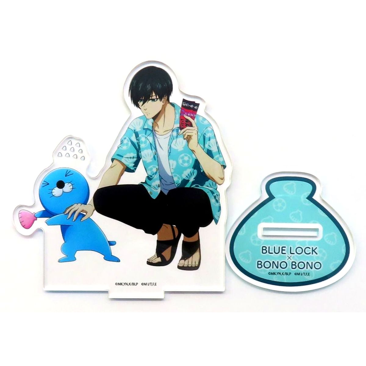 Rin Itoshi & Bonobono Acrylic Stand Blue Lock BLUE LOCK x BONOBONO in TSUTAYA Vol. 3 Dream Bonobono Land [USED]