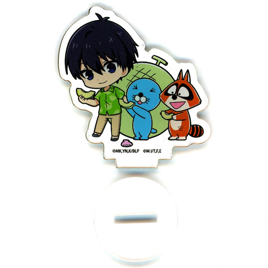 Yoichi Isagi and Bonobono and Araiguma-kun Blue Lock x Bonobono in TSUTAYA Vol. 3 Yume no Bonobono Land Acrylic Petit Stand [USED]