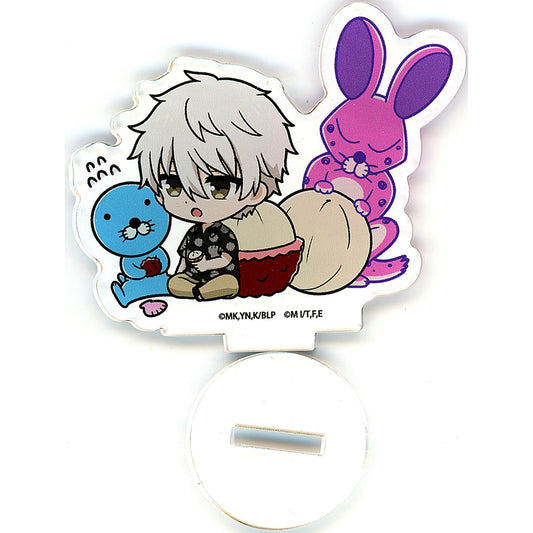 Seishiro Nagi and Bonobono and Shimacchau Ojisan Blue Lock x Bonobono in TSUTAYA Vol. 3 Yume no Bonobono Land Acrylic Petit Stand [USED]