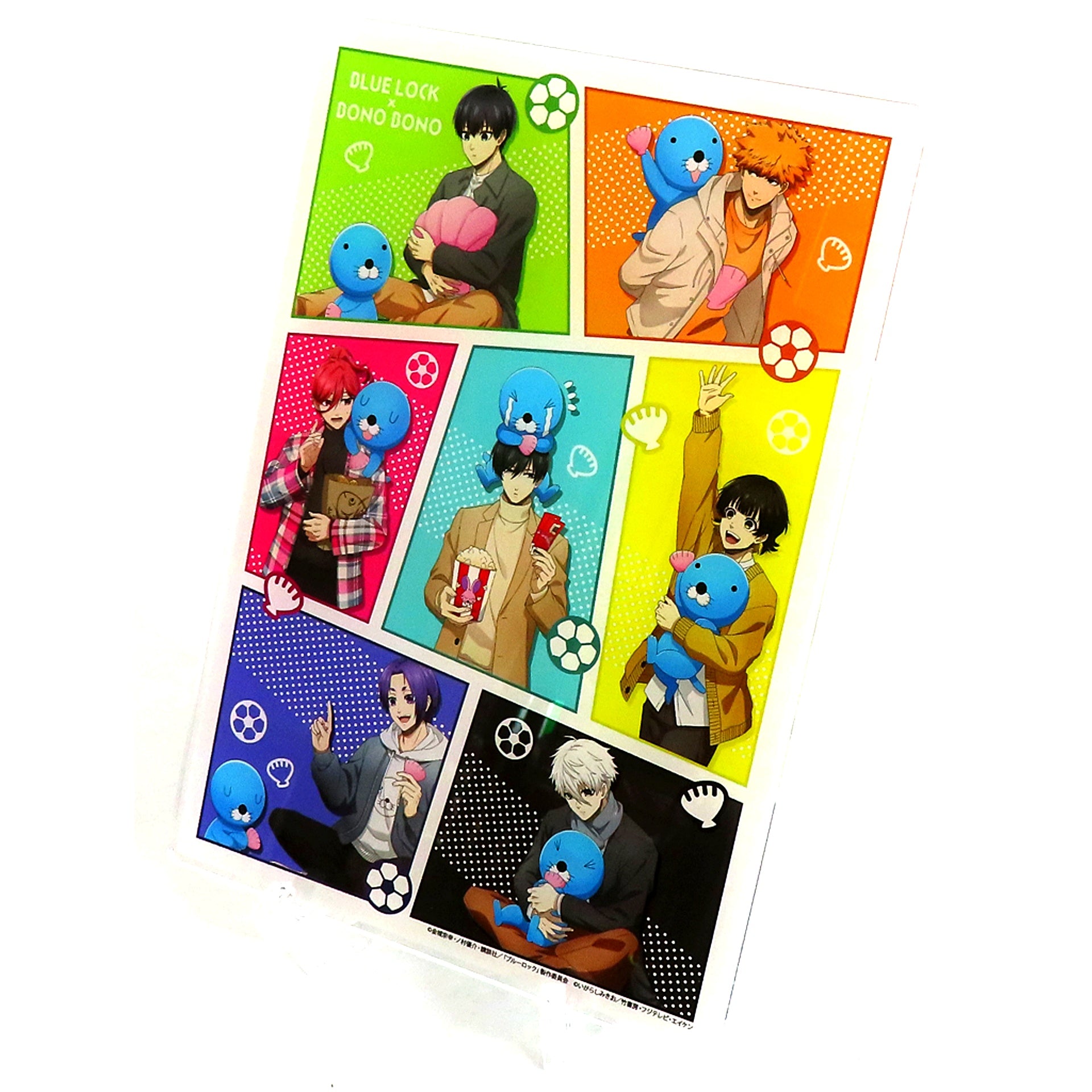Group Vol. 2 Illustration Acrylic Art Board A5 Size Blue Lock x Bonobono in TSUTAYA Vol. 3 Yume no Bonobono Land [USED]