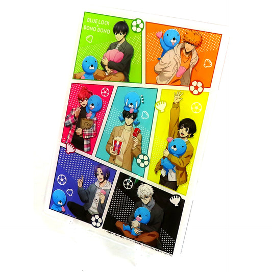 Group Vol. 2 Illustration Acrylic Art Board A5 Size Blue Lock x Bonobono in TSUTAYA Vol. 3 Yume no Bonobono Land [USED]