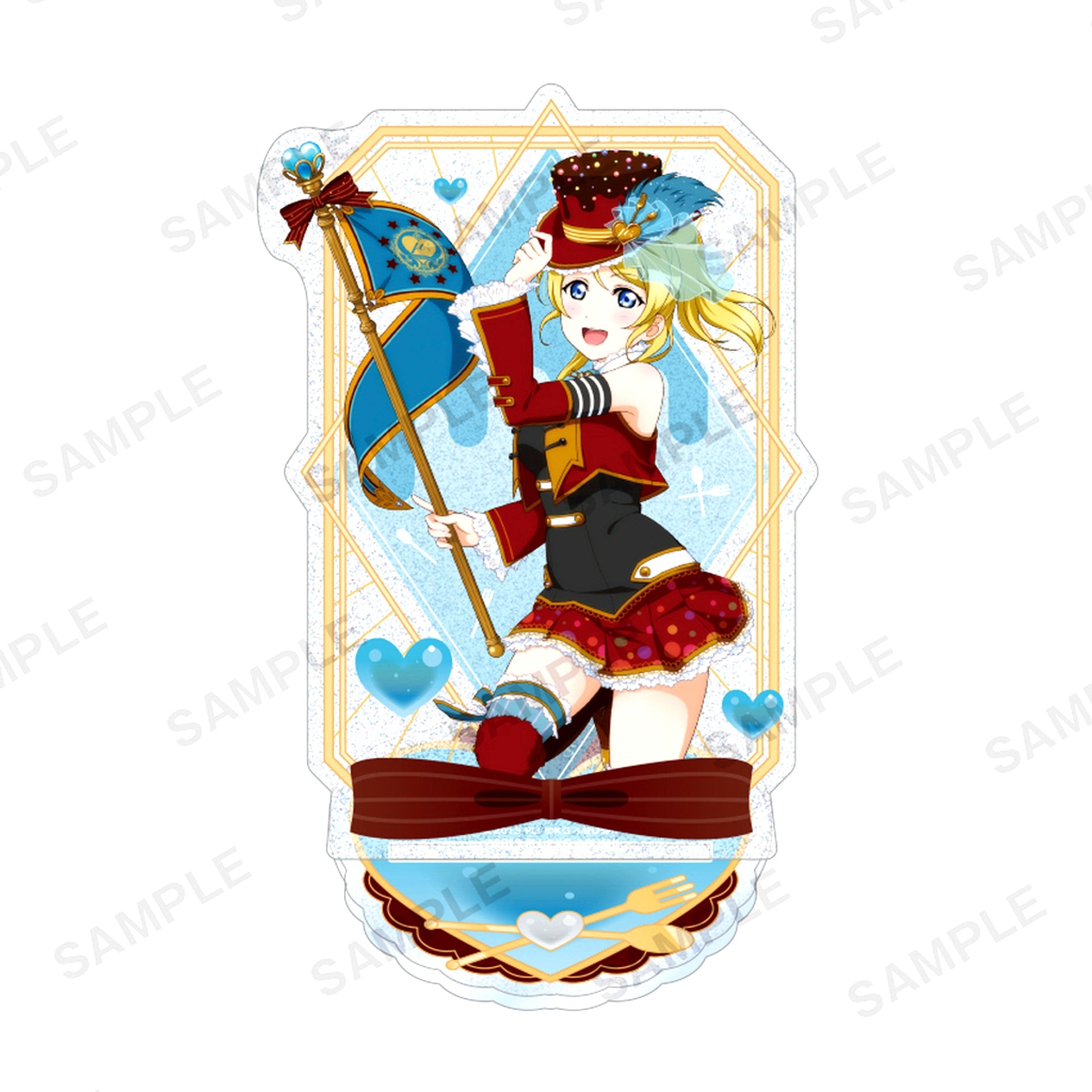 Eli Ayase Mu's Valentine 2015 Ver. Kirarin Acrylic Stand Love Live! School Idol Festival [USED]