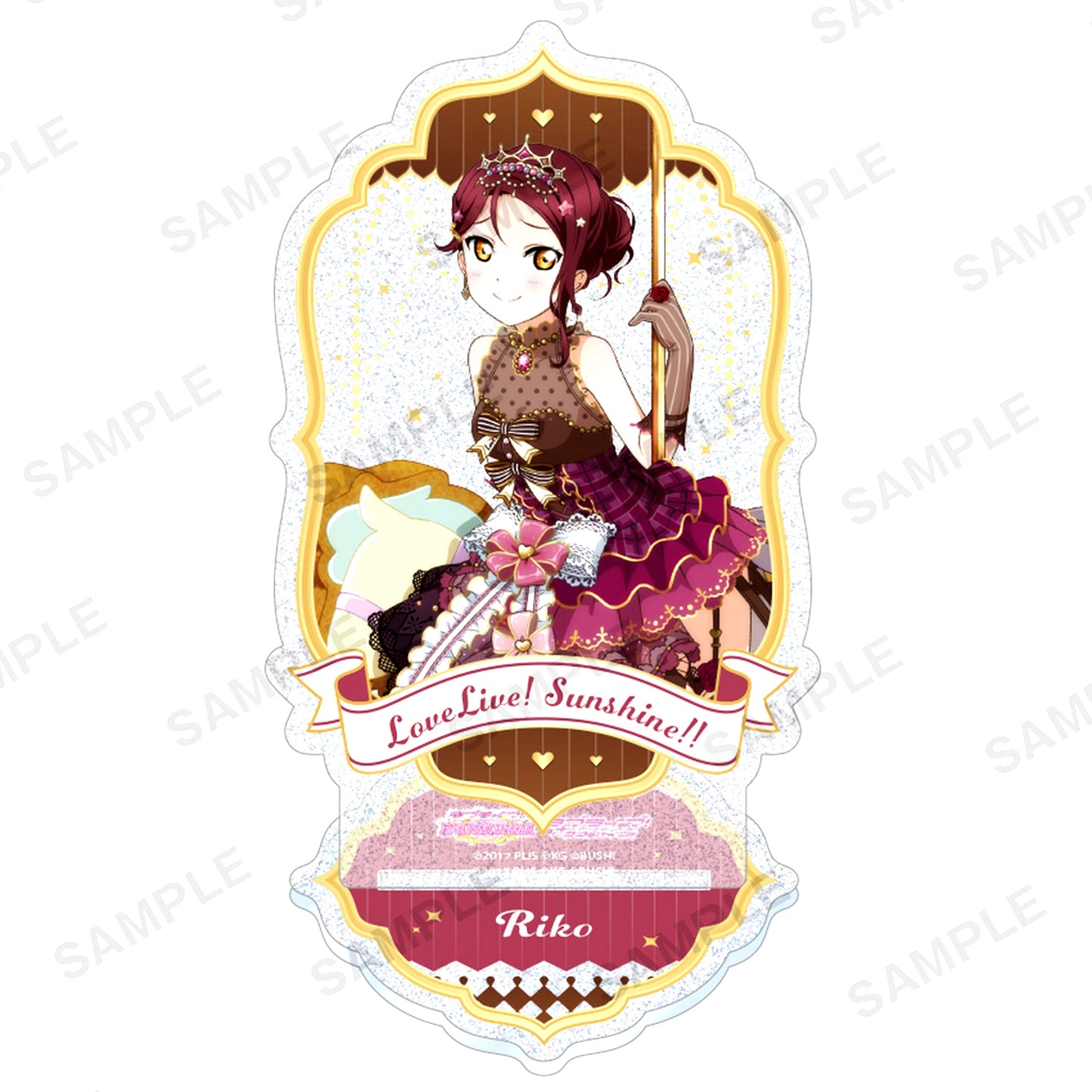 Riko Sakurauchi Aqours Valentine Edition Part 2 ver. Kirarin Acrylic Stand Love Live School Idol Festival [USED]