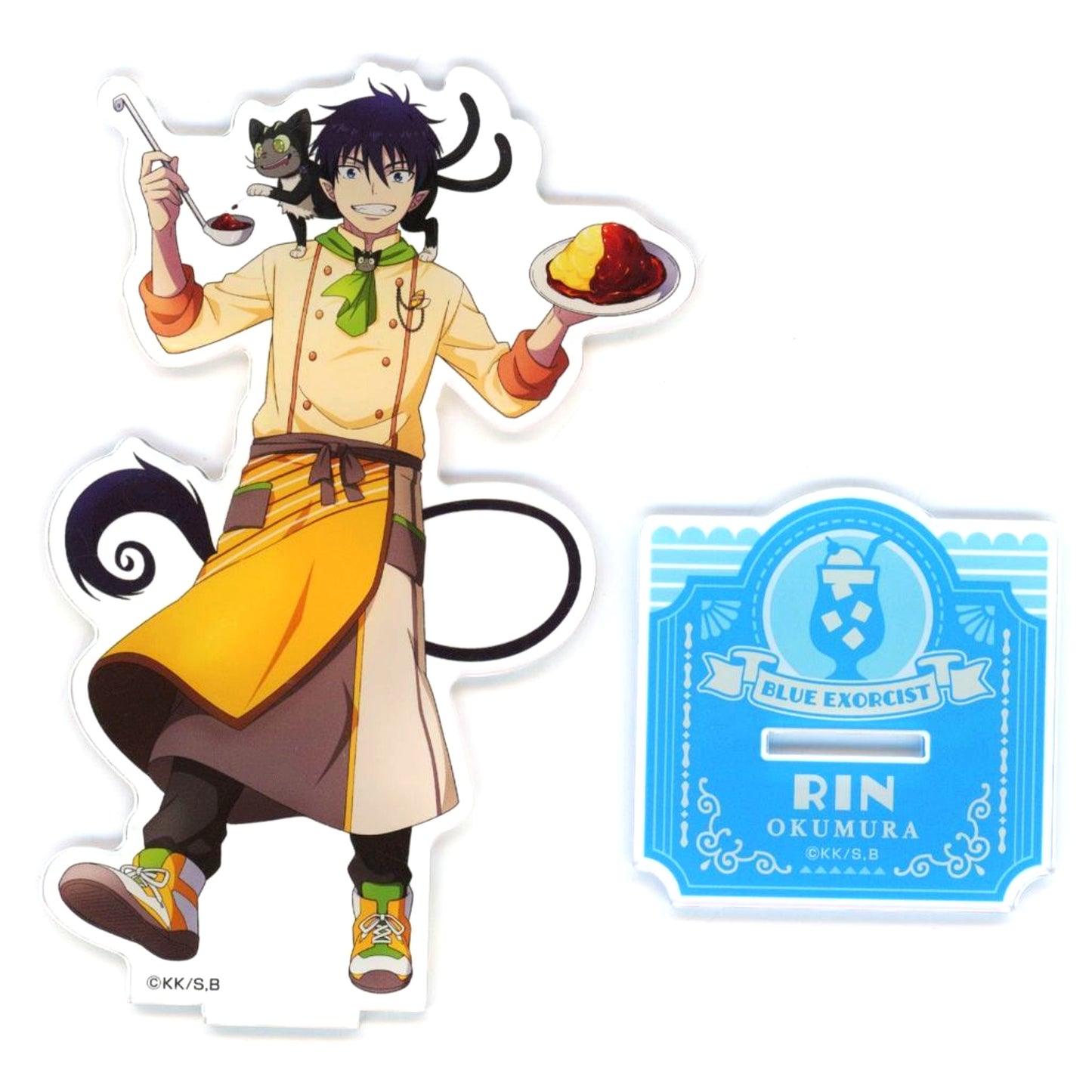 Rin Okumura Illustration BIG Acrylic Stand Blue Exorcist Shimane Illuminati Saga [USED]