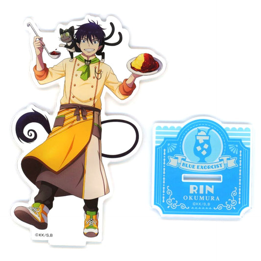 Rin Okumura Illustration BIG Acrylic Stand Blue Exorcist Shimane Illuminati Saga [USED]