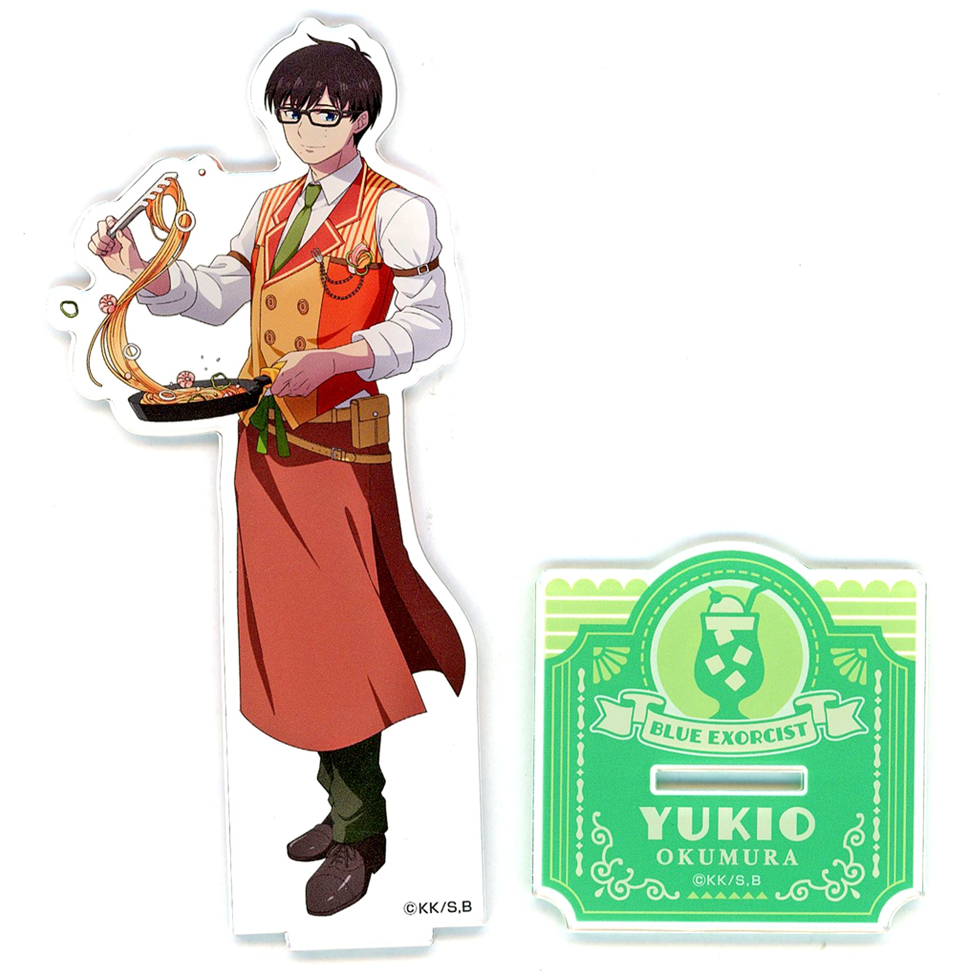 Yukio Okumura Illustration BIG Acrylic Stand Blue Exorcist Shimane Illuminati Saga [USED]