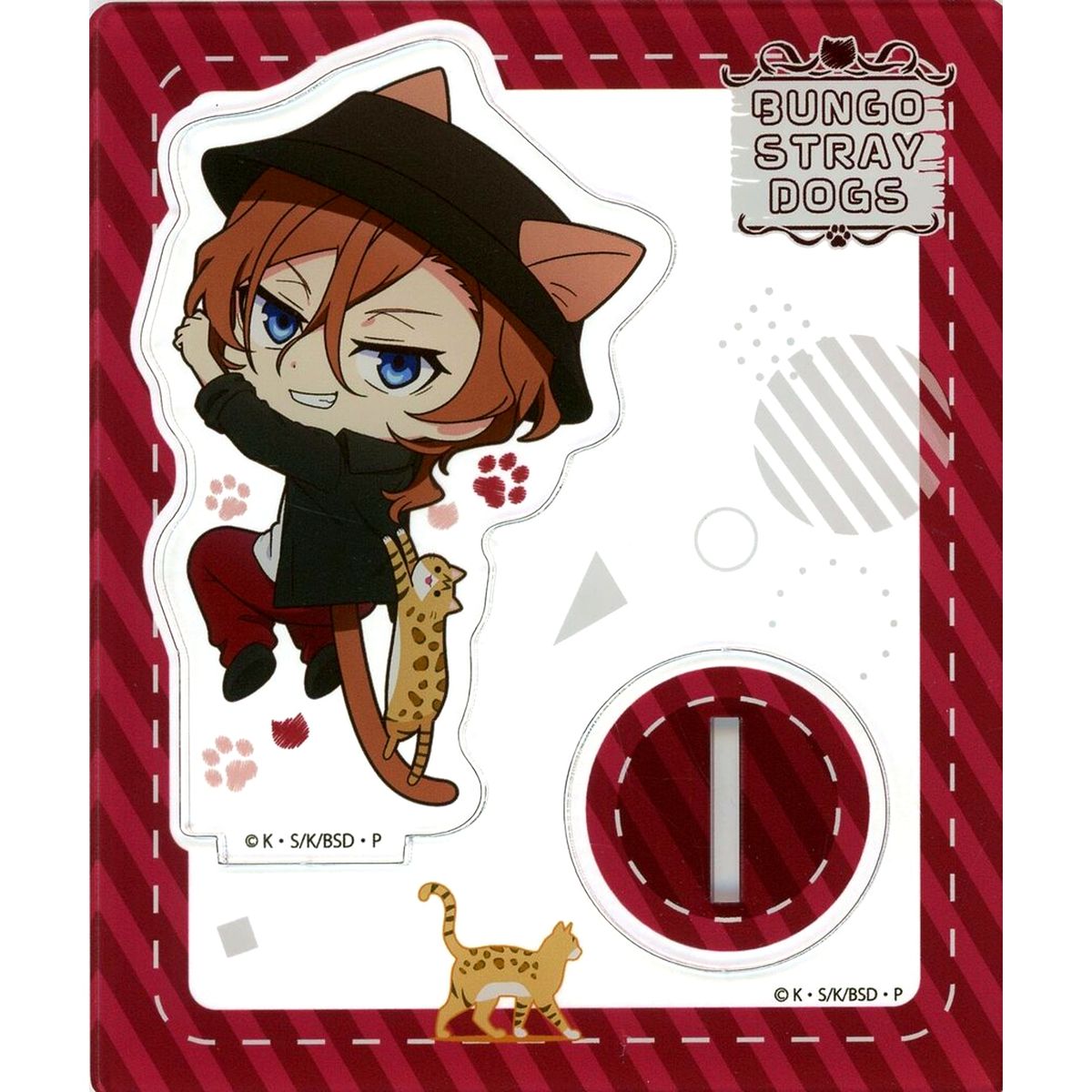 Chuya Nakahara Bungo Stray Dogs Acrylic Stand Hittsuki Nyan Ver. [USED]
