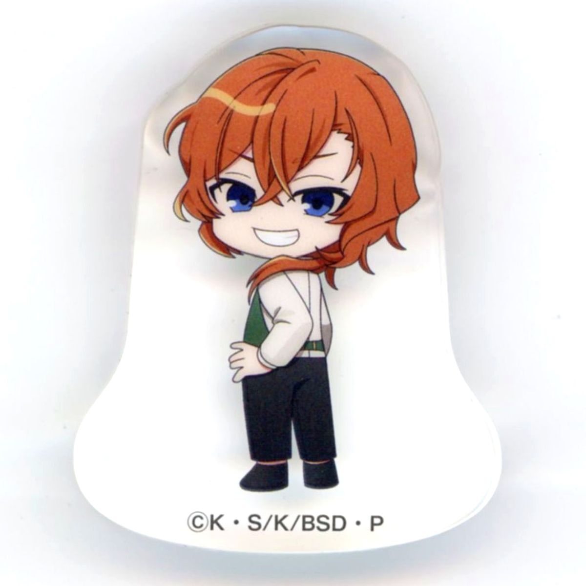 Chuya Nakahara Bungo Stray Dogs x FamilyMart Trading Wobbly Acrylic Block [USED]
