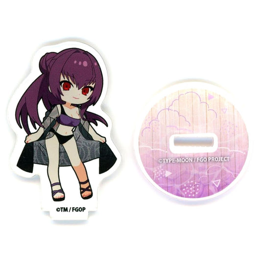 Lancer, Scathach Fate/Grand Order in Beach House Trading Mini Character Acrylic Stand Beach House Ver. [USED]