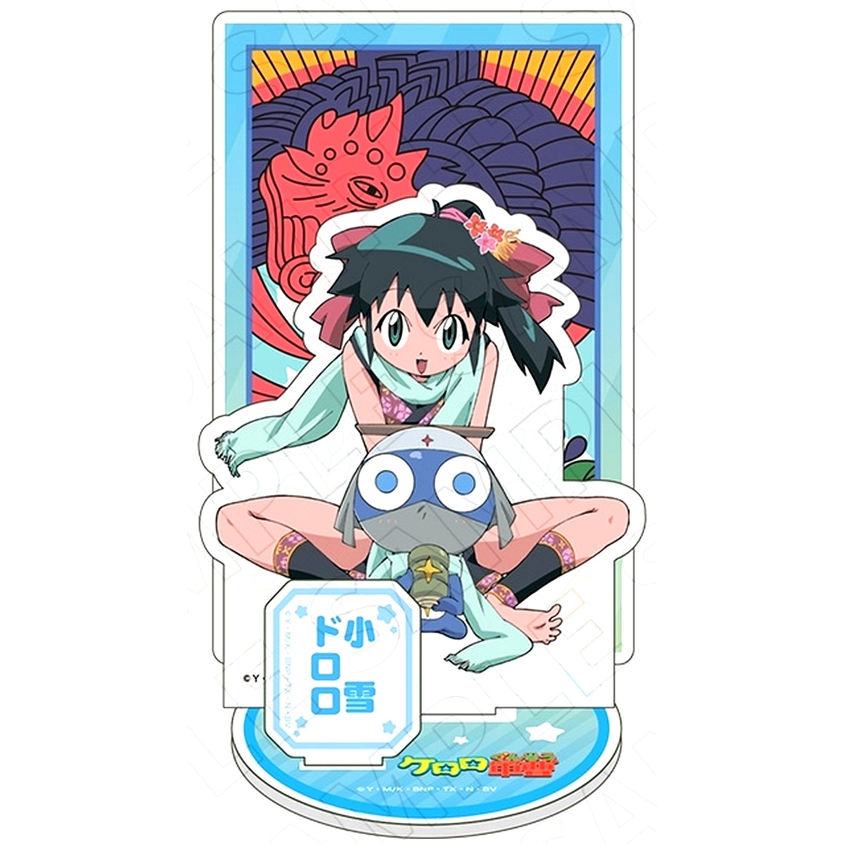 Dororo, Koyuki Azumaya Charaditional Toy Flower Card Pattern Acrylic Stand Sgt. Frog [USED]