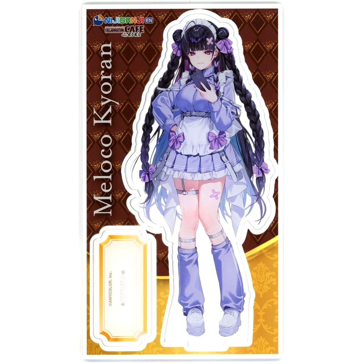 Meloco Kyoran Virtual YouTuber Nijisanji Framed Acrylic Stand Cafe Exclusive NIJISANJI EN Collaboration Cafe in Cafe Asan [USED]