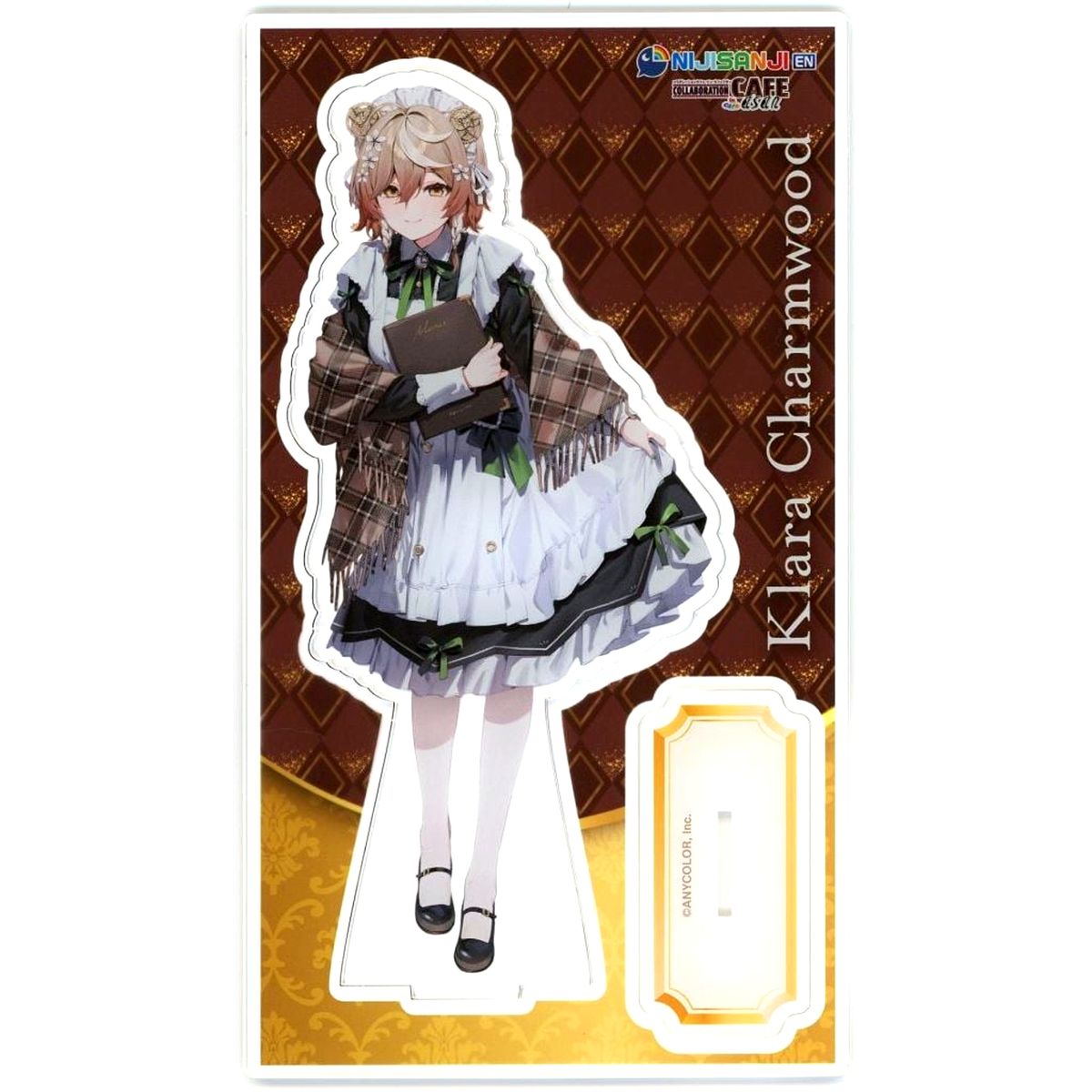 Klara Charmwood Collaboration Cafe Limited Framed Acrylic Stand Virtual YouTuber Nijisanji NIJISANJI EN Collaboration Cafe in Cafe Asan [USED]