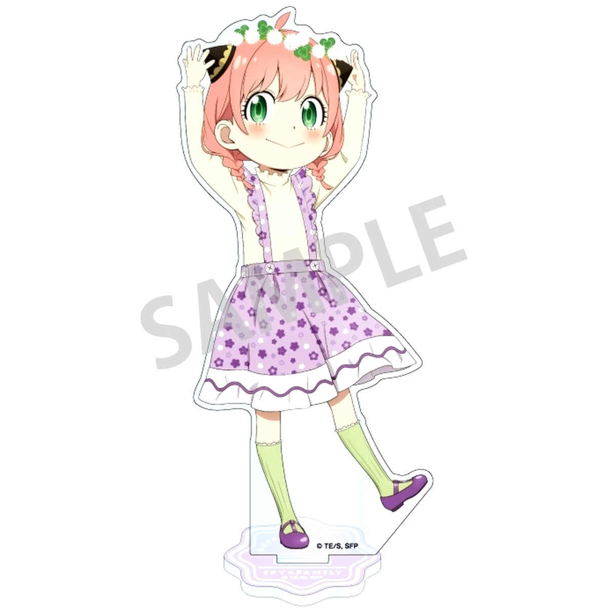 Anya Forger Flower Crown Acrylic Stand Spring Outing TV Anime SPY x FAMILY [USED]