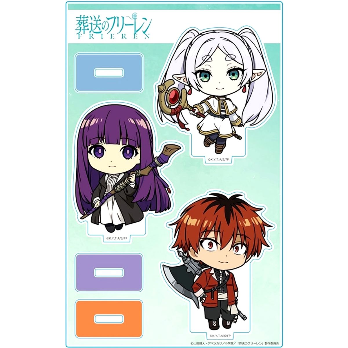 Frieren, Fern & Stark Chibi Character Acrylic Stand Frieren: Beyond Journey's End [USED]