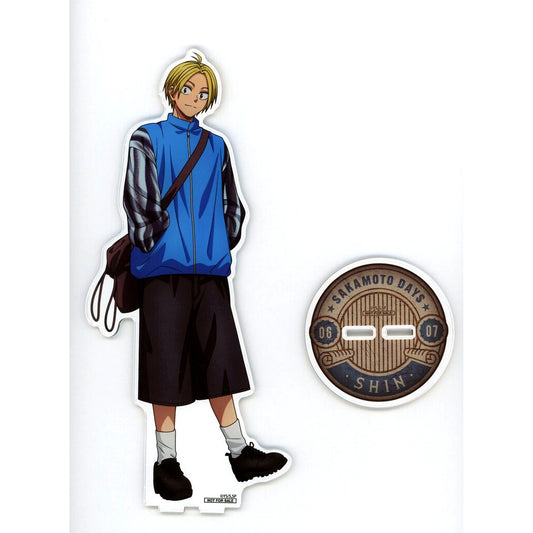 Shin Asakura Large Acrylic Stand A Prize SAKAMOTO DAYS Illustration Vintage Style [USED]