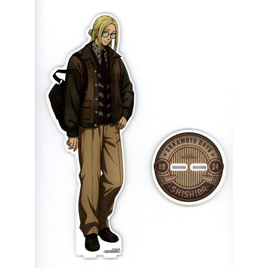Shishiba Large Acrylic Stand A Prize SAKAMOTO DAYS Illustration Vintage Style [USED]