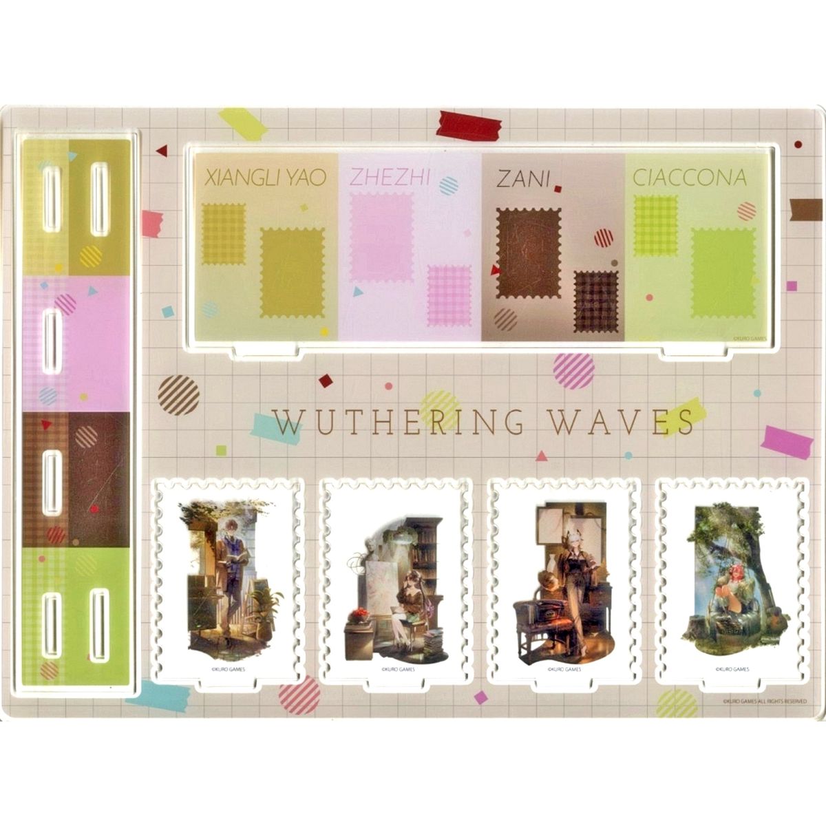 Group Wuthering Waves x BOOKOFF Collab Acrylic Diorama Newly Drawn Illustration [USED]