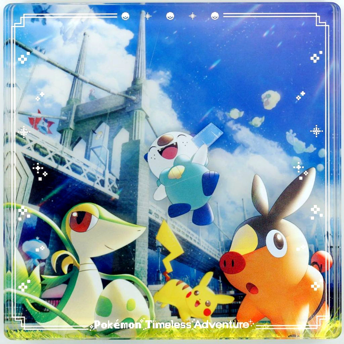 Pokemon Timeless Adventure Unova Region Acrylic Block Pokemon Center Limited [USED]