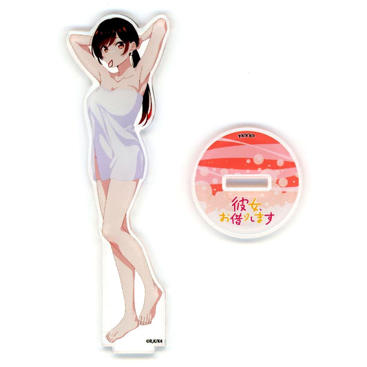 Chizuru Mizuhara Illustration Acrylic Stand Bath Towel Rent-A-Girlfriend DMM Online Clerk Limited Wave 2 [USED]