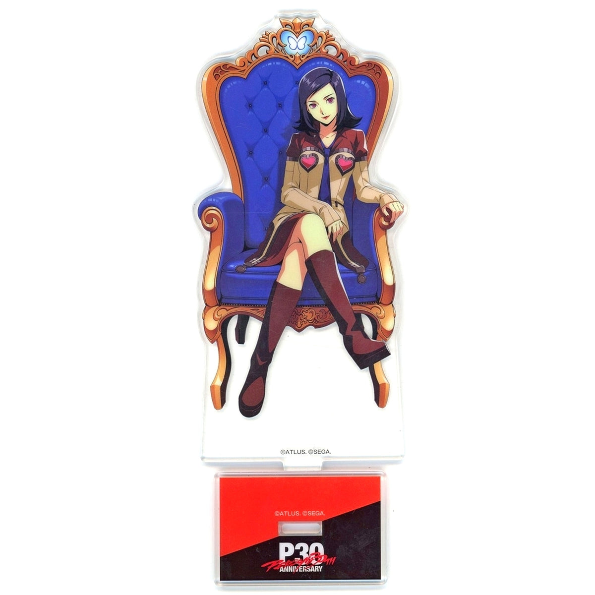 Maya Amano Protagonist Acrylic Stand Persona Series 30th Anniversary Campaign in Lawson [USED]