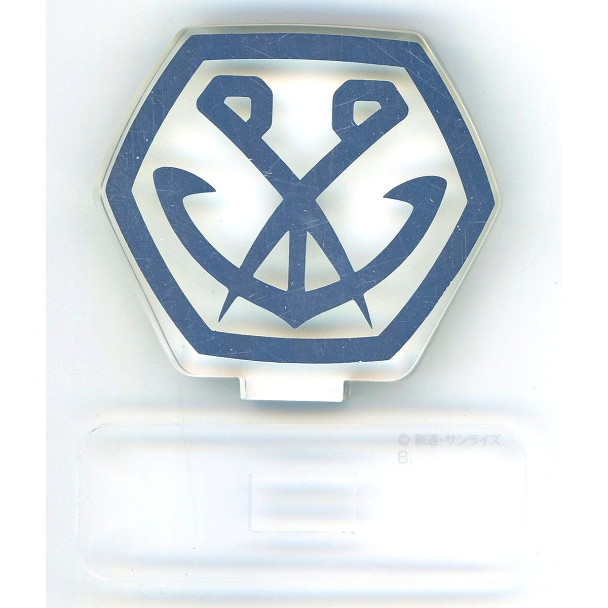 Pirate Corps Mark Clear Acrylic Logo Display EX Gundam Reconguista in G [USED]