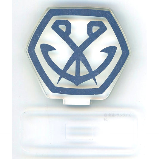 Pirate Corps Mark Clear Acrylic Logo Display EX Gundam Reconguista in G [USED]
