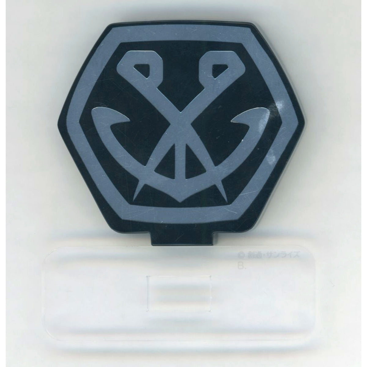 Pirate Corps Mark Black Acrylic Logo Display EX Gundam Reconguista in G [USED]