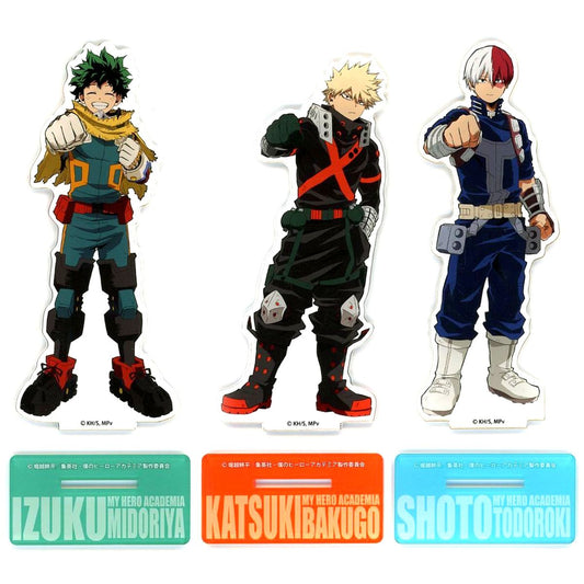 Set of 3 My Hero Academia FINAL SEASON Vol.2 Blu-ray DVD Bundle Edition with Original Goods Bundle Bonus Illustration Acrylic Stand Izuku Midoriya & Katsuki Bakugo Single Item [USED]