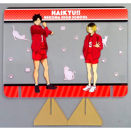 Tetsuro Kuroo, Kenma Kozume A3 Acrylic Stand Haikyu!! [USED]