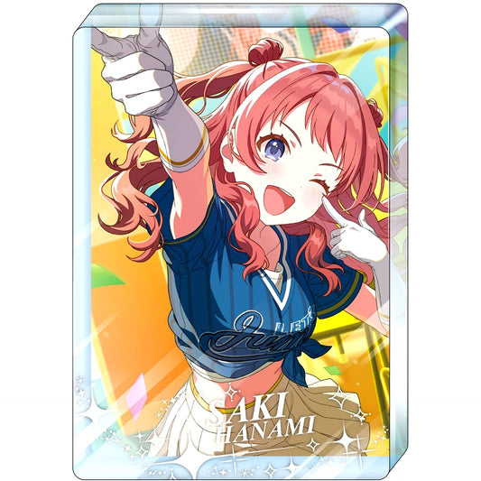 Saki Hanami Ver. Acrylic Item Ganbare Go Gakuen iDOLM@STER [USED]