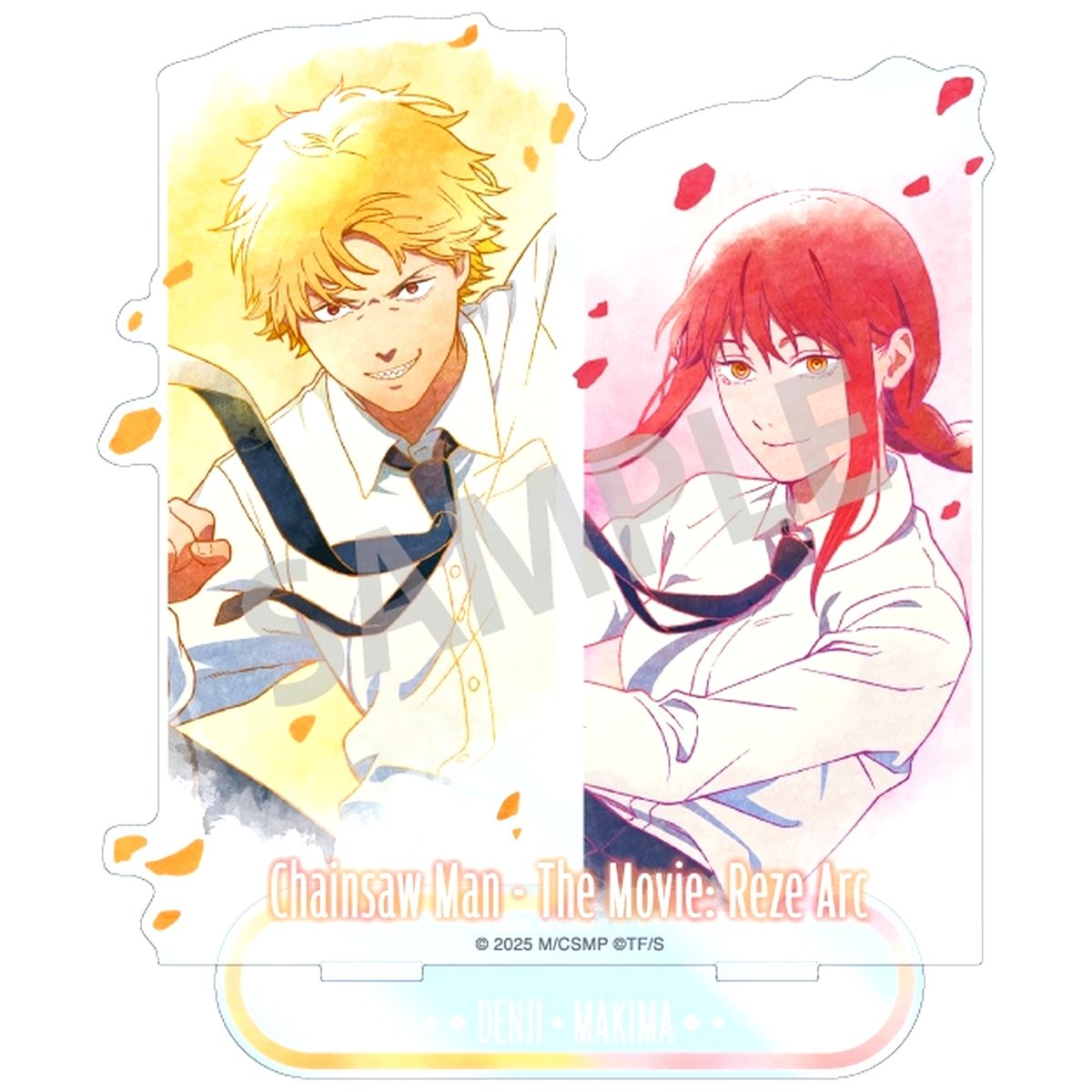 Denji, Makima Chainsaw Man the Movie: Reze Arc Kamiani TOUCH Floating Sensation Pair Acrylic Stand [USED]