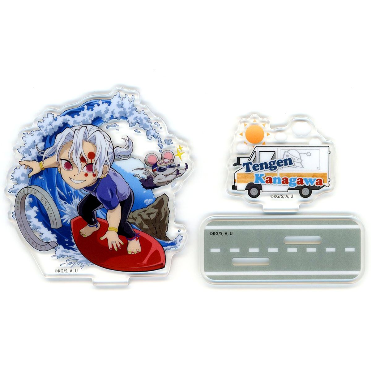 Tengen Uzui Demon Slayer: Kimetsu no Yaiba ufotable Cafe TO GO -47 Complete Journey- Kanagawa Random Acrylic Stand [USED]