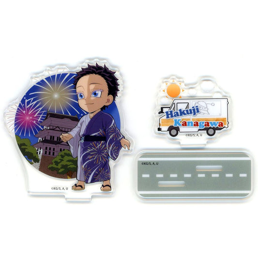 Hakuji Demon Slayer: Kimetsu no Yaiba ufotable Cafe TO GO -47 Complete Journey- Kanagawa Random Acrylic Stand [USED]