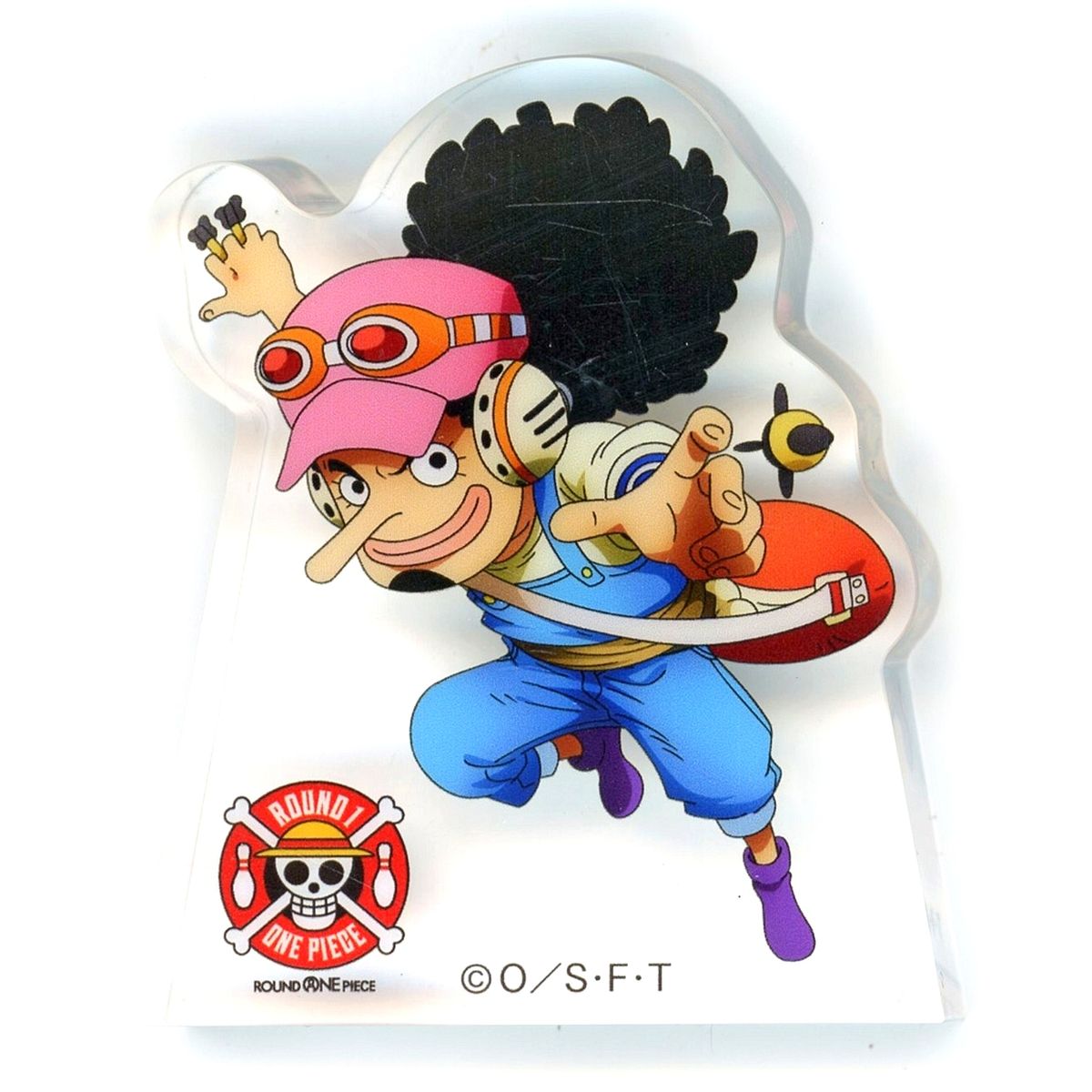 Usopp Original Acrylic Block One Piece x ROUND1 [USED]