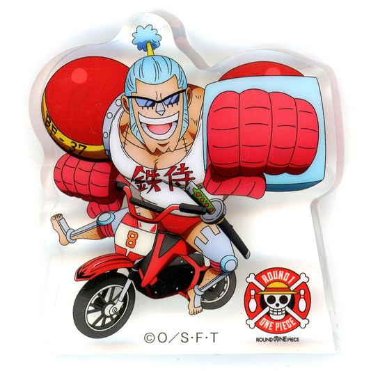 Franky One Piece x ROUND1 Original Acrylic Block [USED]