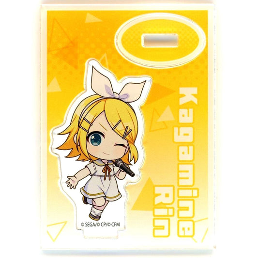 Kagamine Rin Hatsune Miku: Colorful Stage! JOYSOUND Mini Acrylic Stand [USED]