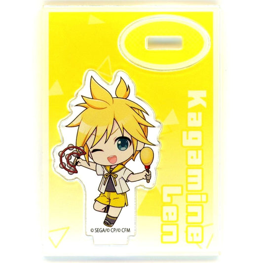 Kagamine Len Hatsune Miku: Colorful Stage! JOYSOUND Mini Acrylic Stand [USED]