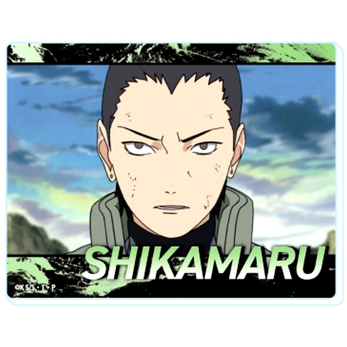 Shikamaru Nara Naruto: Shippuden Mini Acrylic Plate No.10 Set 2 Scene Shot [USED]